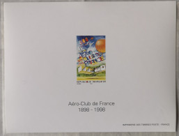 France 1998 Epreuve De Luxe Centenaire Aéroclub De France YT 3172 Neuf ** - Luxusentwürfe