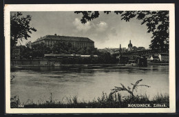AK Roudnice, Flusspartie Mit Brücke  - Tchéquie
