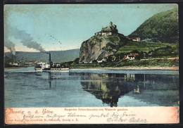 AK Aussig / Usti, Burgruine Schreckenstein Von Wannow Gesehen  - Tchéquie