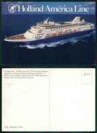 BARCOS SHIP BATEAU PAQUEBOT STEAMER [ BARCOS # 05002 ] - HOLLAND AMERICA LINE  MS MAASDAM - Paquebots