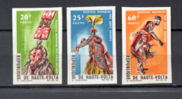 HAUTE VOLTA   N° 156 à 158    NEUFS SANS CHARNIERE  COTE ? €   FESTIVAL DES ARTS NEGRES - Upper Volta (1958-1984)