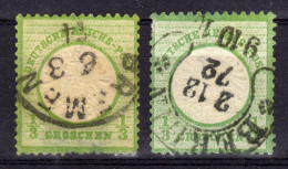 Deutsches Reich, 1872, Mi 17 A+b, Gestempelt [020624IX] - Used Stamps