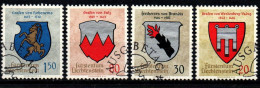 1964 - Liechtenstein 389/92 Stemmi Nobiliari   +++++++ - Usados