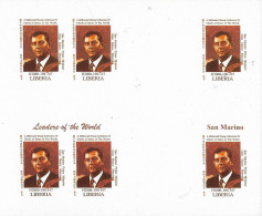 1999 Italy San Marino Captain Regent Gian Marco Marcucci - Rare Imperforated Bloc MNH - Other & Unclassified