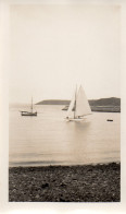 Photographie Photo Vintage Snapshot Voile Voilier Bateau  - Boats