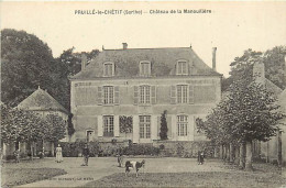 - Sarthe -ref-A41- Pruillé Le Chétif - Château De La Manouillère - Châteaux - - Autres & Non Classés