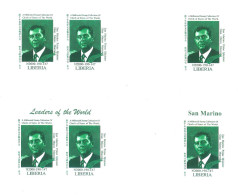 1999 Italy San Marino Captain Regent Gian Marco Marcucci - Rare Imperforated Bloc MNH - Other & Unclassified