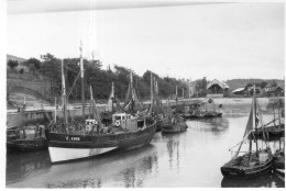 Photographie Photo Vintage Snapshot Pêche Bateau Bretagne à Situer - Lieux