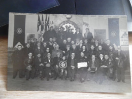 Rare LILLE Carte Photo Syndicat Des Tramways Et Autobus CGT - Lille