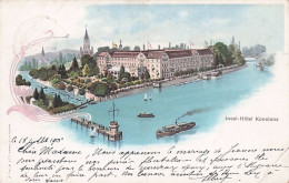 KONSTANZ - Insel - Hotel - Litho - 1905 - Konstanz
