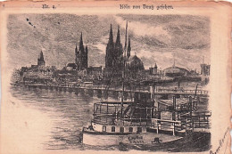 Köln  - Cöln Rhein -  Koln Von Deutz Gefehen - 1903 - Koeln
