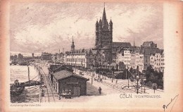 Köln  - Cöln Rhein -  Rheinpromenade - 1903 - Köln