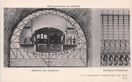 75 - PARIS  - Métropolitain De PARIS - Station Sur Caisson - Pariser Métro, Bahnhöfe