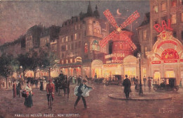 75 -   PARIS 18 - Le Moulin Rouge - Montmartre - Illustrateur Raphael Tuck - Parfait Etat - Paris (18)