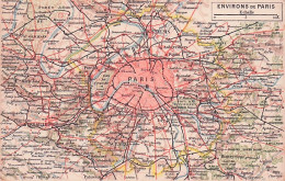 75 - Plan De PARIS Et Ses Environs  - Autres & Non Classés