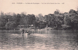75 - PARIS -  Le Bois De Boulogne - Le Lac Et Le Chalet Des Iles - Andere Monumenten, Gebouwen