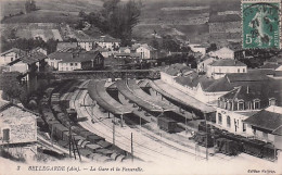 01 - BELLEGARDE Sur VALSERINE -  La Gare Et La Passerelle - Bellegarde-sur-Valserine