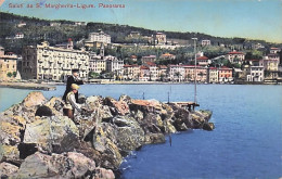 Liguria - Saluti Da S Margherita - L IGURE 6 PANORAMA - 1914 - Sonstige & Ohne Zuordnung
