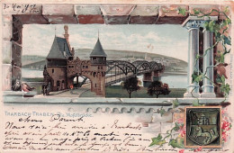 TRARBACH TRABEN - Die Mofelbrucke - Litho 1901 - Other & Unclassified