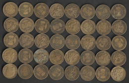 Lot De 40 Pièces De 50 Centimes - Années Divers - Réf, R 08 - 50 Centimes