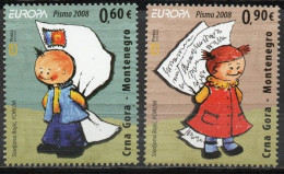 Monténégro YT 175-176 Neuf Sans Charnière XX MNH Europa 2008 - Montenegro