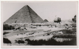 Egypte . Le Caire .  Pyramide  KEOPS Et Le  SPHINX - Kairo