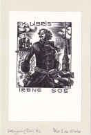 Exlibris Irene Sos, Setujew Peter De Grote - Bookplates