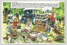 England 1979 Birthday Telegramm - Mit Oldtimer - - Coches