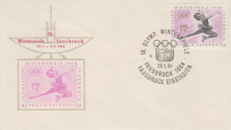 Enveloppe    AUTRICHE   Jeux  Olympiques    INNSBRUCK    EISSTADIUM   1964 - Winter 1964: Innsbruck