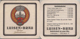 5004094 Bierdeckel Quadratisch - Luisen-Bräu - Beer Mats