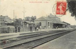 - Sarthe -ref-A38- Sillé Le Guillaume - La Gare - Vue Interieure - Gares - Ligne De Chemin De Fer - - Sille Le Guillaume