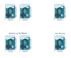 1999 Italy San Marino Captain Regent Maria Domenica Michelotti - Rare Imperforated Bloc MNH - Autres & Non Classés