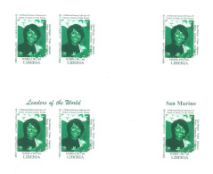1999 Italy San Marino Captain Regent Maria Domenica Michelotti - Rare Imperforated Bloc MNH - Sonstige & Ohne Zuordnung