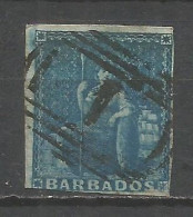 BARBADOS YVERT NUM. 2 USADO - Barbades (...-1966)