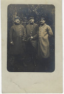 Carte Photo D'un Groupe De 3 Militaires - Soldats - Guerra, Militari