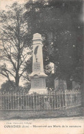 Oussières Monument Aux Morts Canton Poligny - Autres & Non Classés