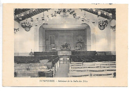 Cpa...Dompierre...(nord)...intérieur De La Salle Des Fetes... - Autres & Non Classés