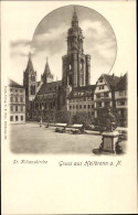 CPA Heilbronn Am Neckar, St. Kilianskirche, Denkmal - Autres & Non Classés