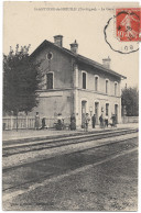 SAINT-ANTOINE-DU BREUILH.(DORDOGNE) LA GARE (ANIMEE)) - Autres & Non Classés