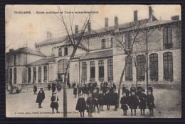 THOUARS Cour De Récréation Ecole (Jules Ferry)- Peu Courante - Thouars