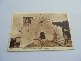 SAINT JULIEN VOCANCE L' Eglise Paroissiale Ardèche 07 France Carte Postale Post Kaart Postcard - Other & Unclassified