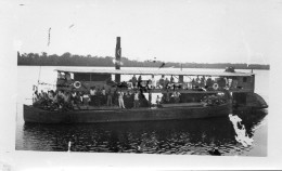 Photographie Photo Vintage Snapshot Afrique Africa Colonel Klobb Bateau Roue - Boats