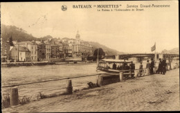 CPA Dinant Wallonien Namur, Bateaux Mouettes, Das Boot Am Pier Von Dinant - Sonstige & Ohne Zuordnung