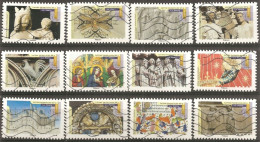 FRANCE -  Art Gothique - Used Stamps