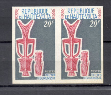 HAUTE VOLTA    N° 236  NON DENTELE EN PAIRE   NEUF SANS CHARNIERE  COTE ? €  INSTRUMENTS DE MUSIQUE - Haute-Volta (1958-1984)