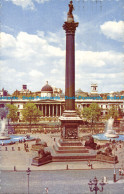 R167218 Nelson Column. Trafalgar Square. London. Photo Greeting Series. 1958 - Autres & Non Classés