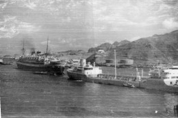 Photographie Photo Vintage Snapshot Paquebot Transatlantique  - Bateaux