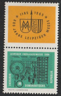 DDR: 1964, Zusammendruck: Mi. Nr. W Zd 44, Zf/1012,  Zf/10 Pfg.,  Leipziger Frühjahrsmesse.   **/MNH - Se-Tenant