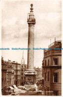 R167294 The Monument. London. RP. Valentines - Andere & Zonder Classificatie