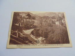 SAINT JULIEN VOCANCE La Mairie Et Le Pont Du Marthouret  Ardèche 07 France Carte Postale Post Kaart Postcard - Andere & Zonder Classificatie